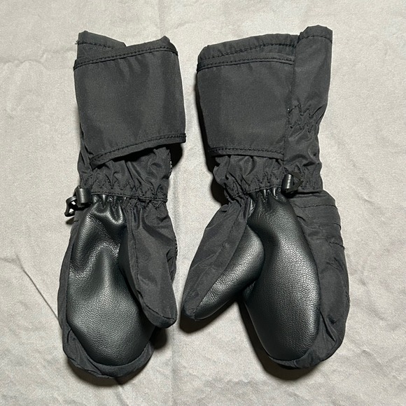 Burton Mini Mitt Ski Snowboard Gloves Black Kids Size 2T - Picture 2 of 9